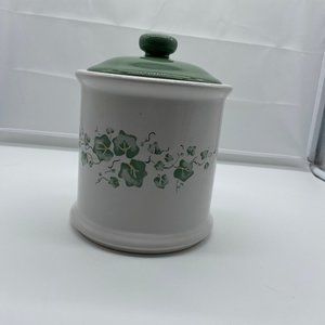 Vintage Jay Imports Corelle Callaway Extra  Large  Canister Jar XL With Lid